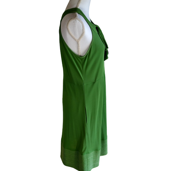 tibi Womens Halter neck A-line Mini Casual Dress Green Size 2 - Picture 6 of 8
